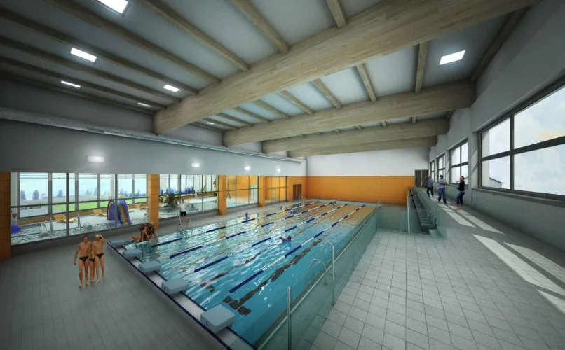 V Nymburku vzniká wellness areál Labe. Návštěvníkům nabídne tři bazény