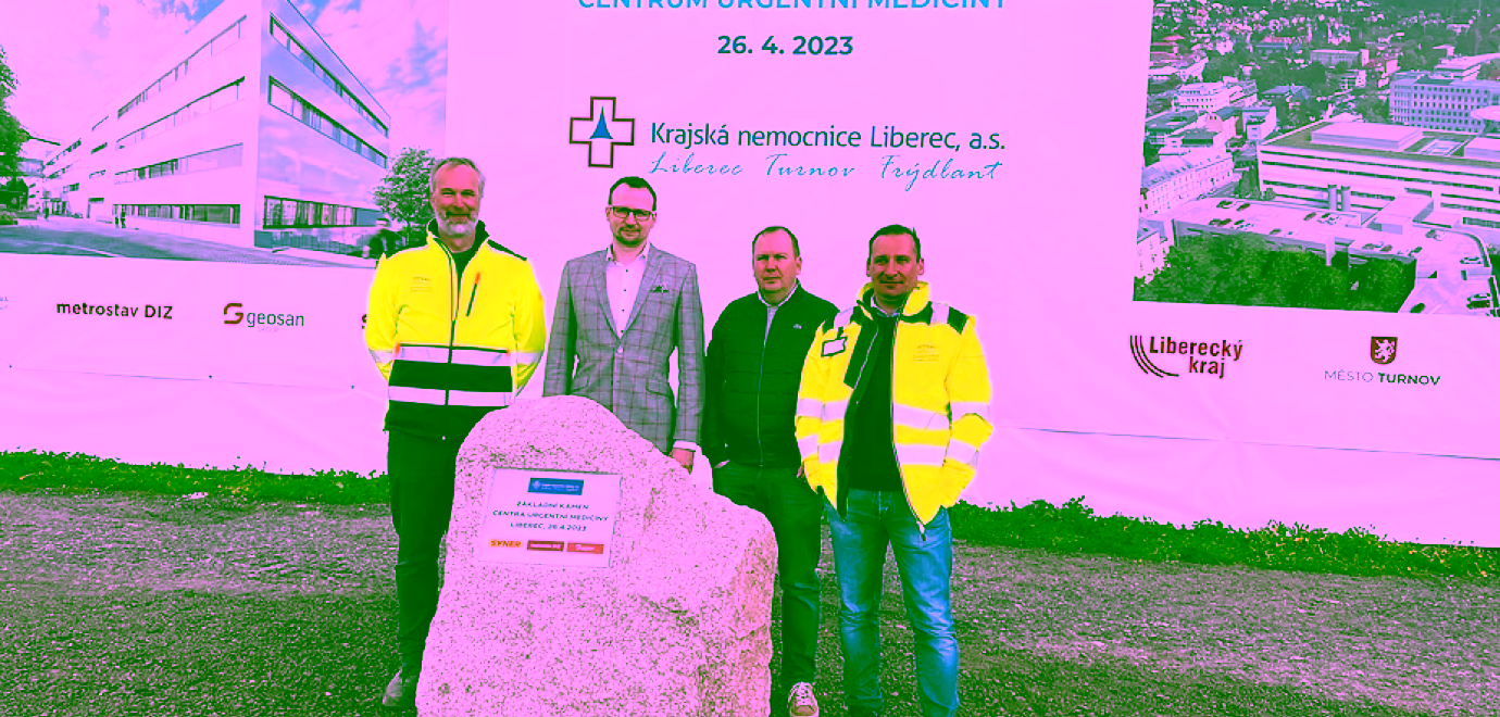 Poklepání na základní kámen Krajské nemocnice Liberec